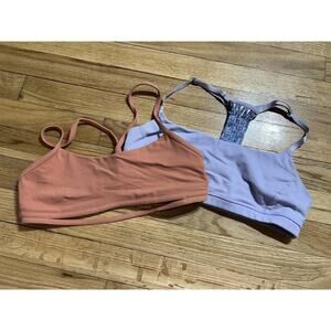 Lululemon Lot Of 2 Energy Bra Sports Bra Medium Support Sz 4